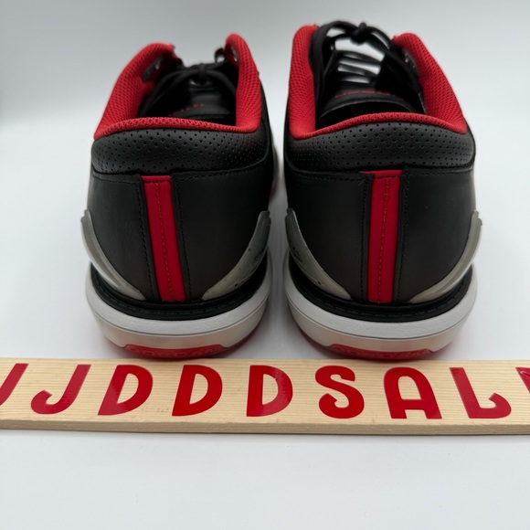 Nike Air Jordan ADG 5 Low Golf Shoes Black Red Bred FQ7874-001 Men’s Sizes Wide - Picture 5 of 13